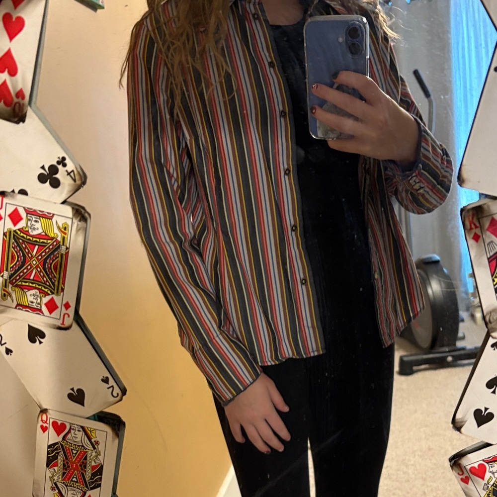 Striped Multicolor Women’s Oilily Vintage button down